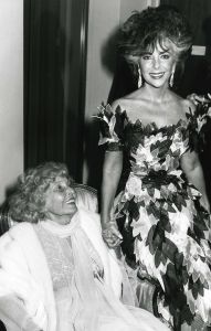 Elizabeth Taylor , mom, Sara   1987  NYC.jpg